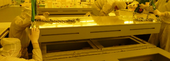 Picture of a stand under construction